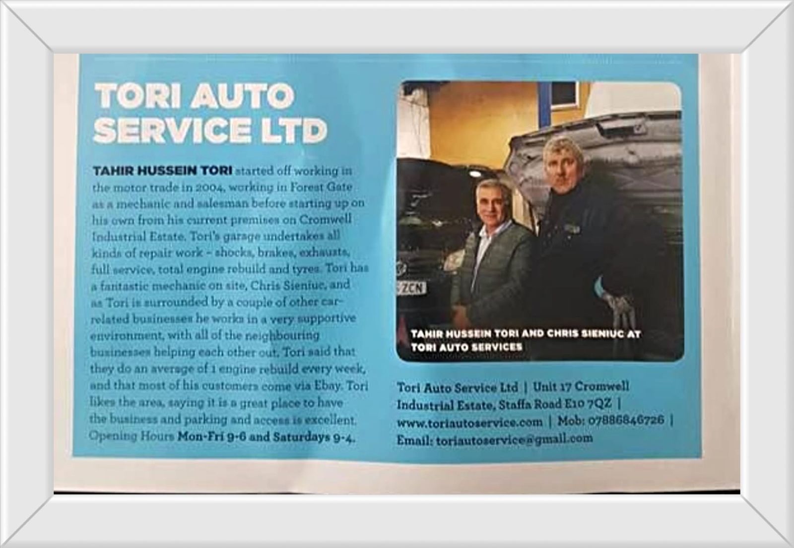 Tori Auto Service team